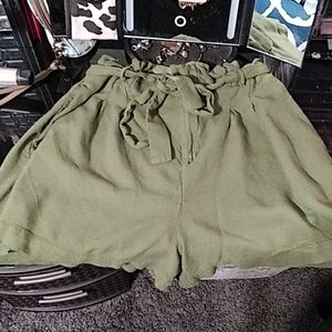 Green shorts